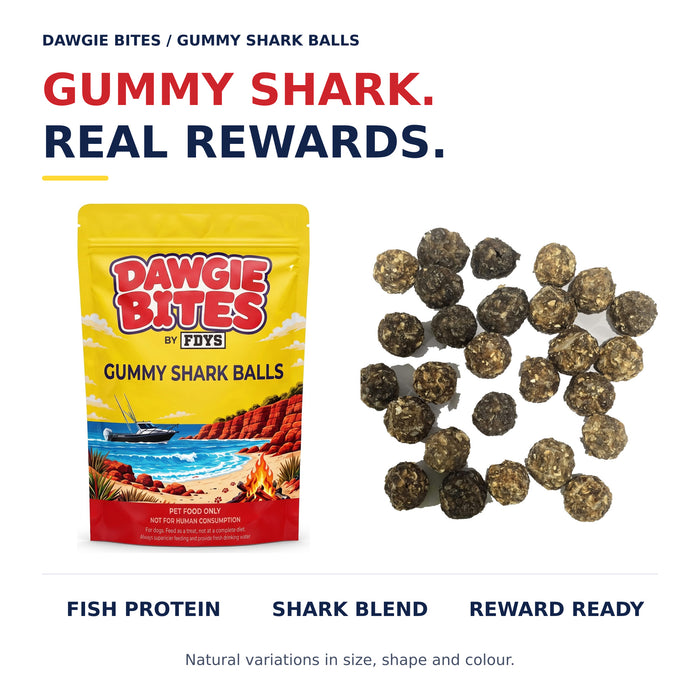 Dawgie Bites Gummy Shark Balls
