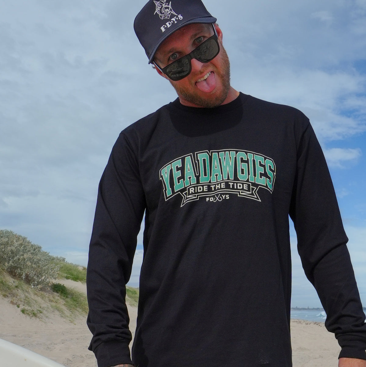 Ride the Tide Long Sleeve - Black
